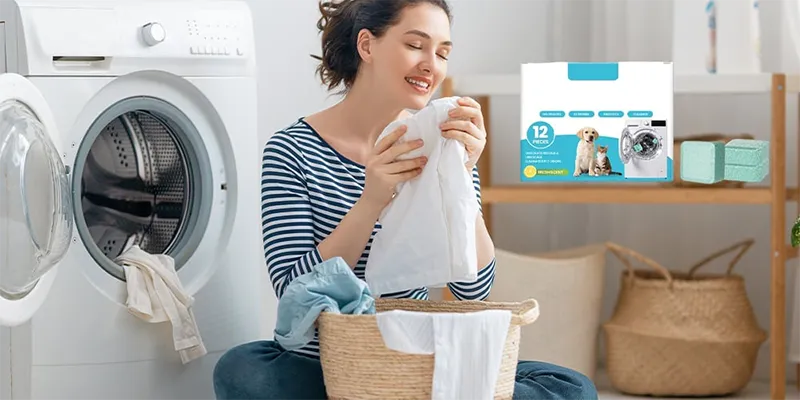 Clean laundry vs hidden washing machine grime