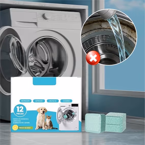 Active cleaning action demonstration