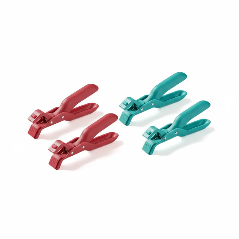 Pince à bol polyvalente anti-brûlure - 2×Rouge+2×Vert